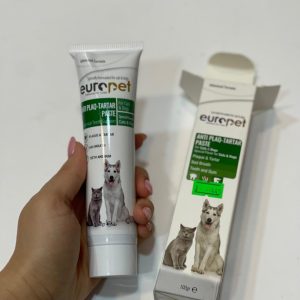 خمیر دندان ضد جرم و بوی بد دهان سگ و گربه Europet