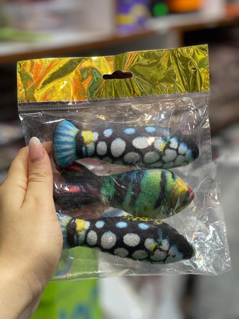 اسباب بازی عروسکی ماهی برای گربه ها