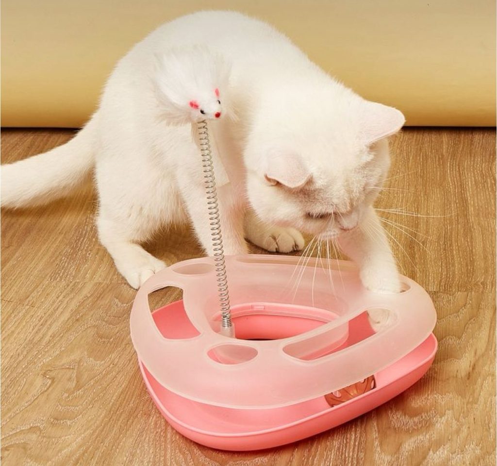 اسباب‌بازی تعادلی یک طبقه برای گربه‌ها