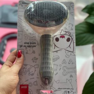 شانه دکمه تخلیه دار دندانه فلزی