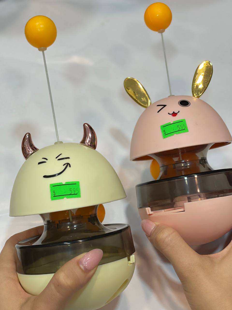 اسباب بازی توپ تعادلی تشویقی دار برای گربه‌ها